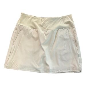 🆕 NWOT women’s khaki athletic skort with zip pockets | size XL